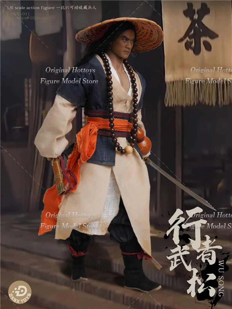 DXBXTOYS DXBX-011 1/6 Scale Male Soldier Wu Song Water Margin Famous Warrior Full Set 12-inches Action Figure Doll Collection