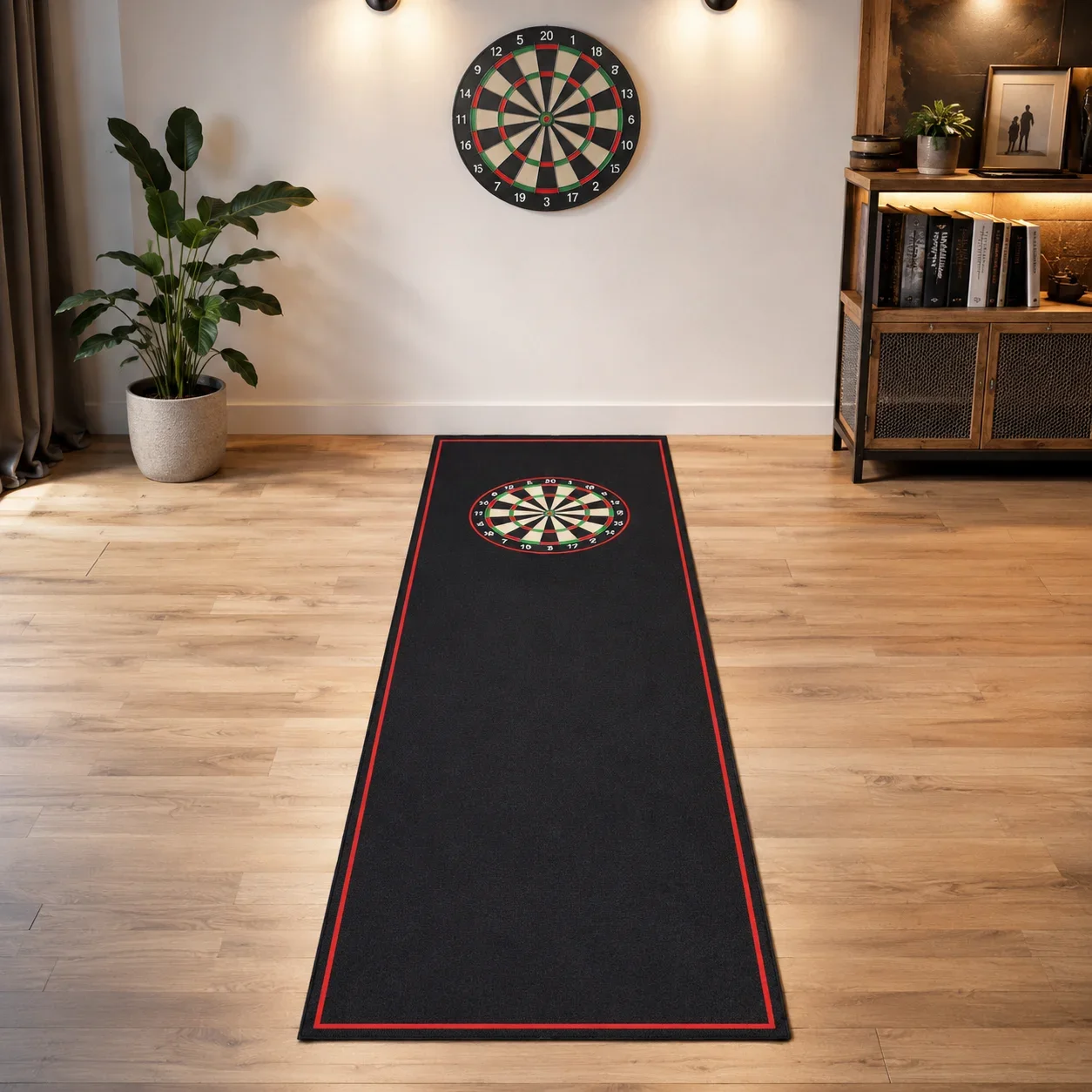 60x260cm Dart Mat Training Rug Crystal Velvet Floor Mat Indoor Living Room Game Area Long Runner Carpet Home Foot Pad