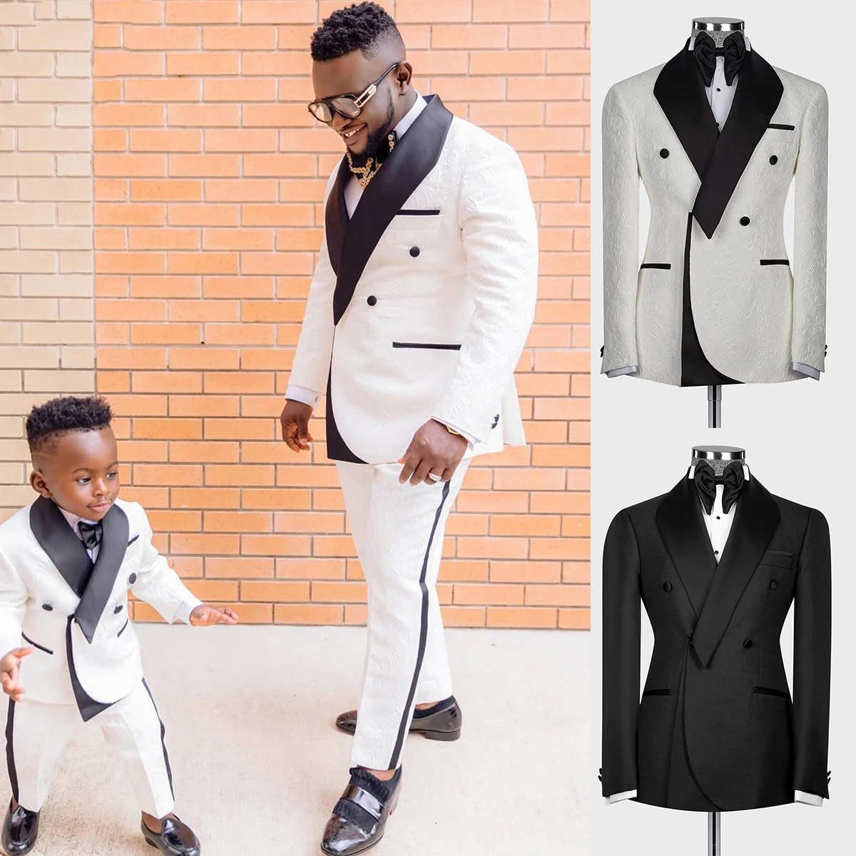 

Simple Classic Style Wedding Suit for Man 2 Pieces Blazer Pants Stain Formal Occasions Business Party Suits for Men Customized