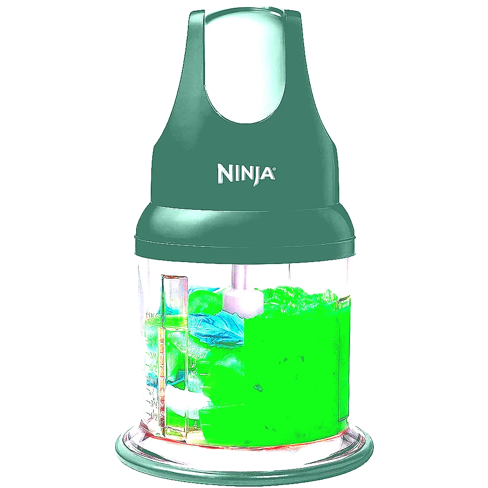 Food Chopper Express Chop with 200-Watt, 16-Ounce Bowl for Mincing, Chopping, Grinding