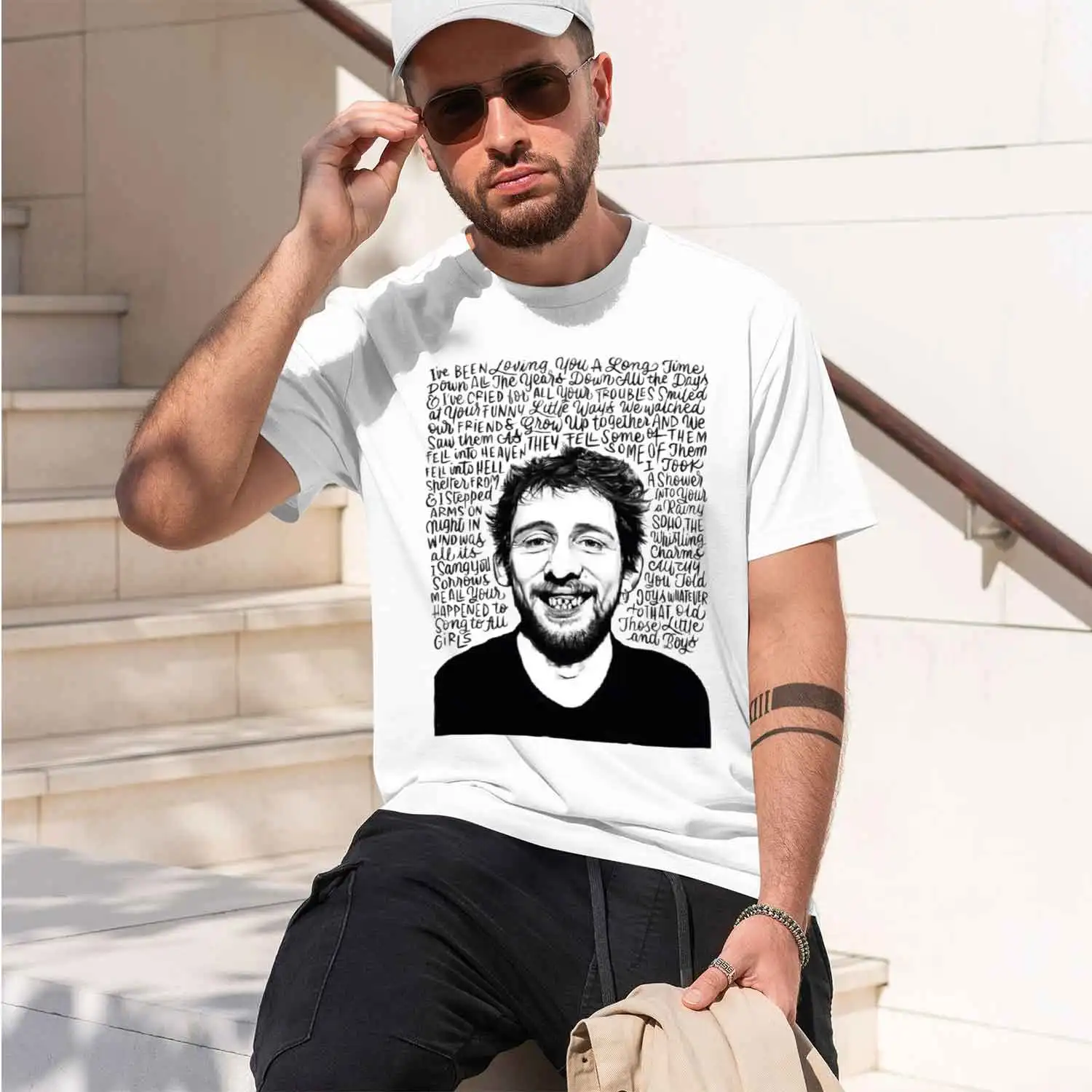 Graph Design Men's T-Shirt Typography Portrait Summer Casual Wear Gift For Lovers And Enthusiasts 2026 New Model Short-sleeve cr