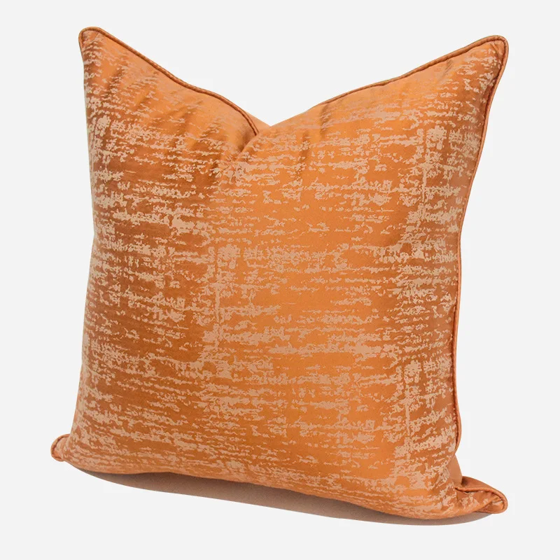 تصميم فاخر غطاء وسادة أريكة برتقالي هندسي وسادة غطاء للمنزل فندق أريكة غرفة نوم الديكور 30x50 45x45 50x50 40x60 سنتيمتر