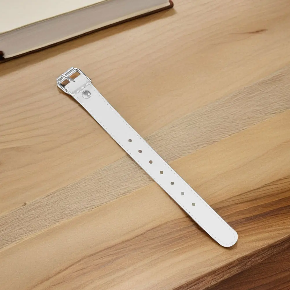 4Pcs Kids Bike Basket Straps Adjustable PU Bicycle Front Handlebar Rack Mount Belts Cycling Accessories for Girls Boys