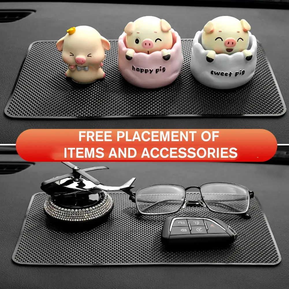 Car Non Slip Mat Sticky Anti Slip PVC Pads In Car Dashboard Heat Resistant For Phone Sunglasses Holder Car Ornaments Accessories view 3