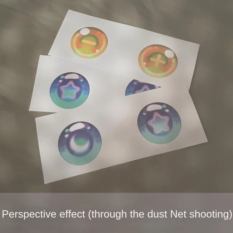 Furry Suit Headsets Accessories Animal Dust Net Printing Eye Pupil Cartoon Furry Fandom Fursuit Eyeball Cosplay Costume view 3