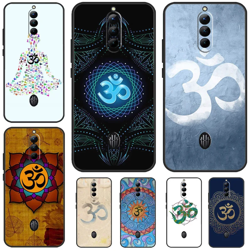 Aum Om Namaste Symbol Zen Yoga Case For ZTE Nubia Red Magic 9 Pro Plus 8 Pro 8S Pro 6 7 6S 7S Pro 6R 5S 5G Phone Cover