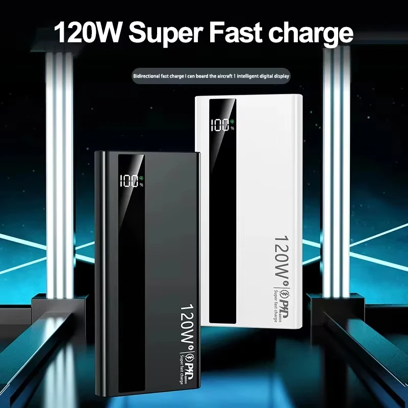 Xiaomi 500000mAh120W بنك طاقة عالي السعة، شحن سريع للغاية، شاحن بطارية محمول لهاتف iPhone Huawei Samsung #4