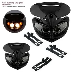 Off Road Motorcycle Modification Accessories - Little Flying Eagle Apollo Ghost Face Front Headlight Lighting