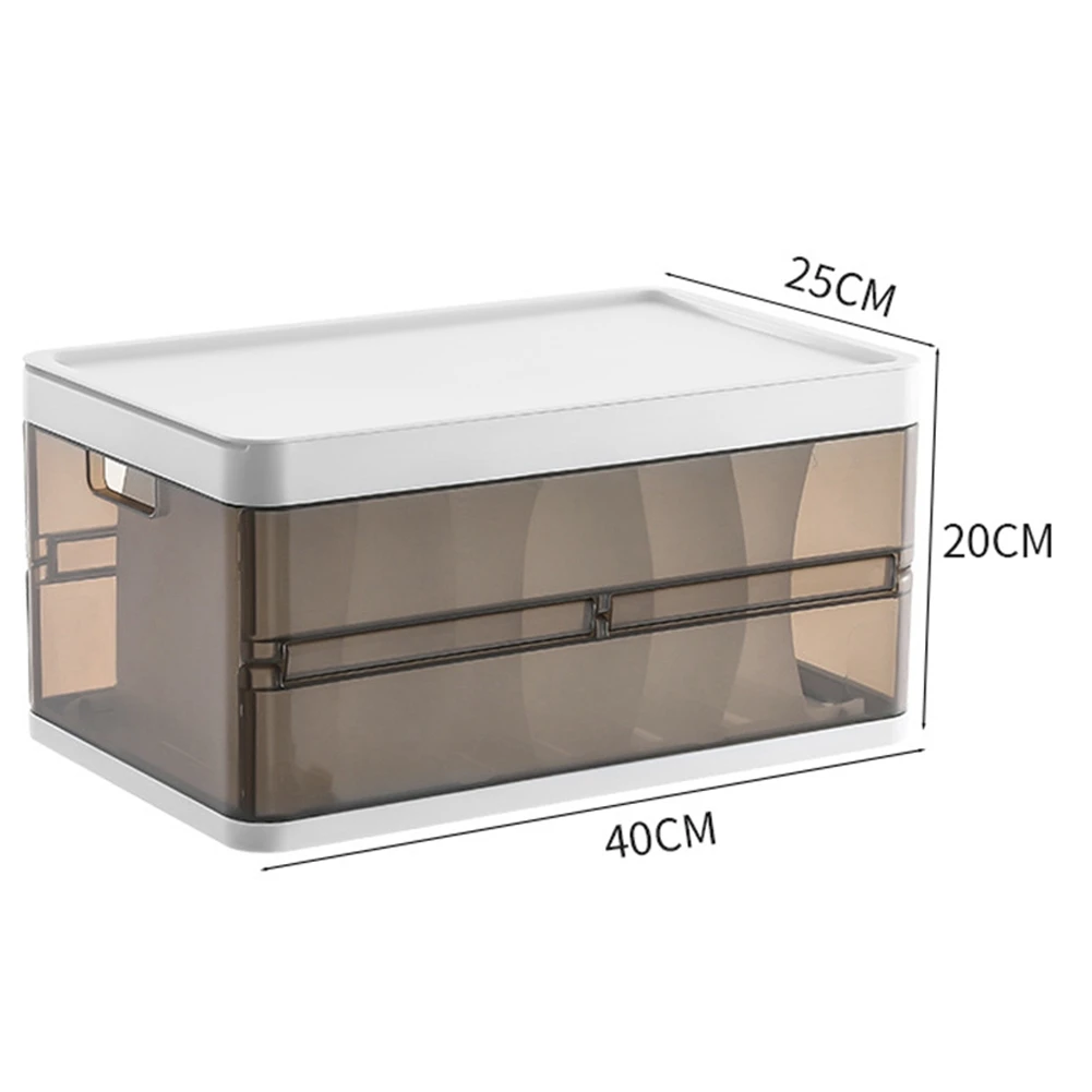 صندوق تخزين السراويل BHBL، صندوق حجرة الملابس، صندوق تنظيم الملابس لخزانة الملابس على القمصان المنزلية، مع قسم