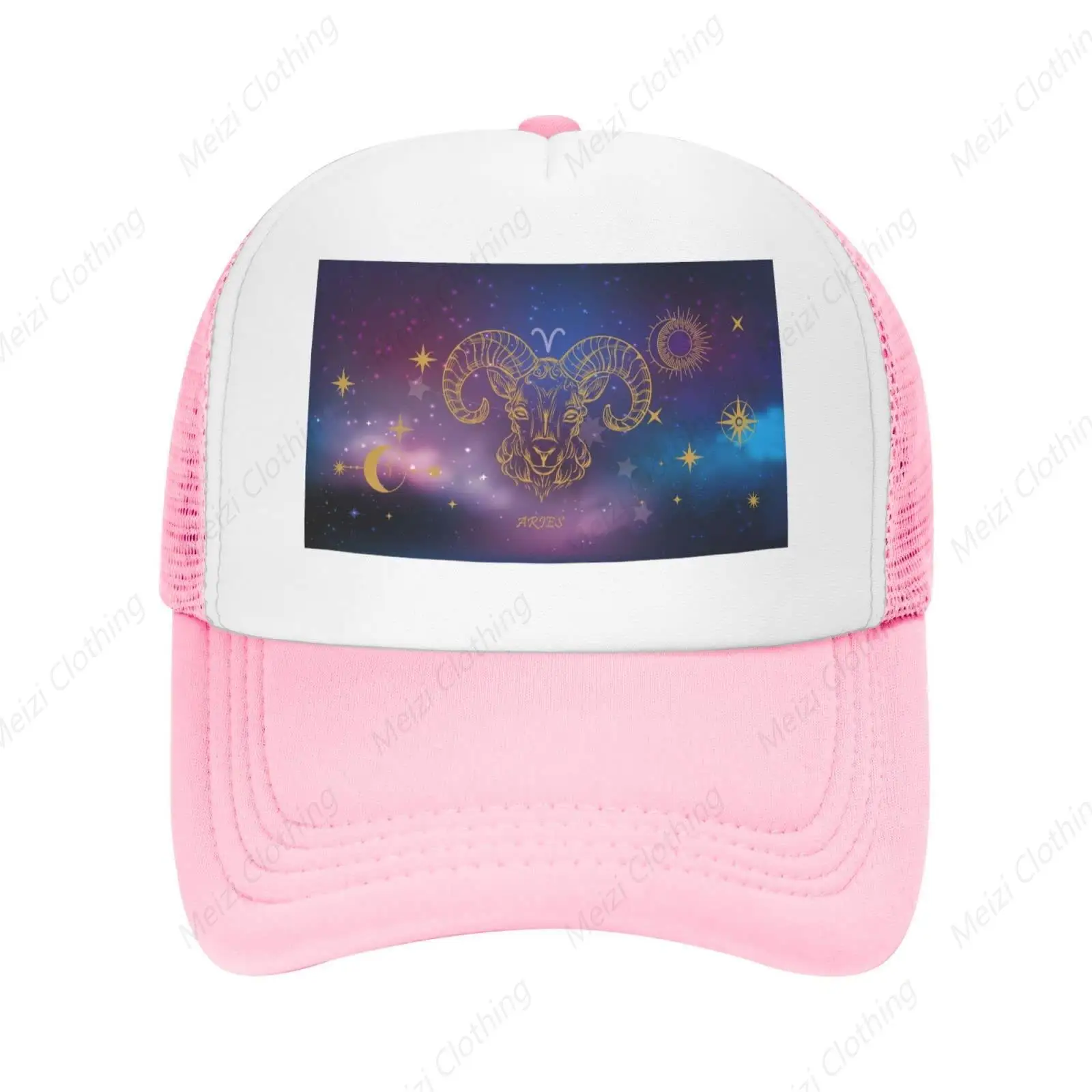 

Retro Baseball Cap For Men And Women Aries Outdoor Truck Cap With Adjustable Sports Mesh Breathable Cap