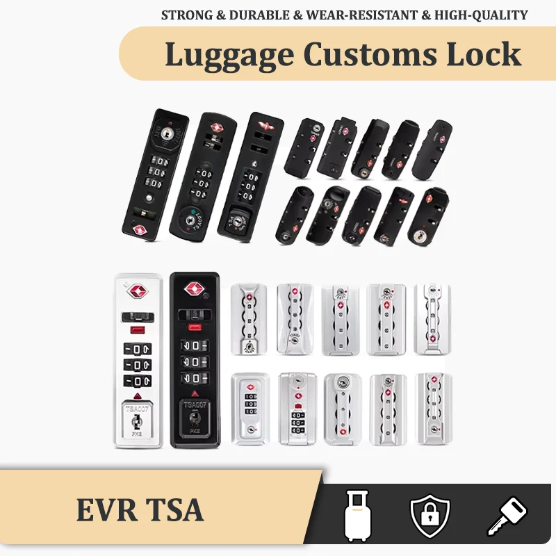 

For TSA Lightweight and Durable TSA-Approved Luggage Lock Luggage Accessories Combination Lock Luggage Buckle Travel Accessories