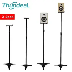 78-145cm 2pcs ThundeaL Speaker Stand for Samsung Q900A JBL bar Height Adjustable Universal Speaker Floor Stand Bracket Holder
