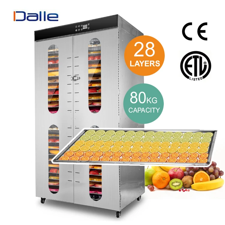 

28 Layer Extra Long Large Size Tray Dried Fruit Machines Food Processing Machine Dehydrator
