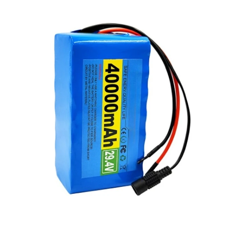 7S3P بطارية دراجة كهربائية وسكوتر 24 فولت 40000 مللي أمبير 18650 بطارية ليثيوم أيون