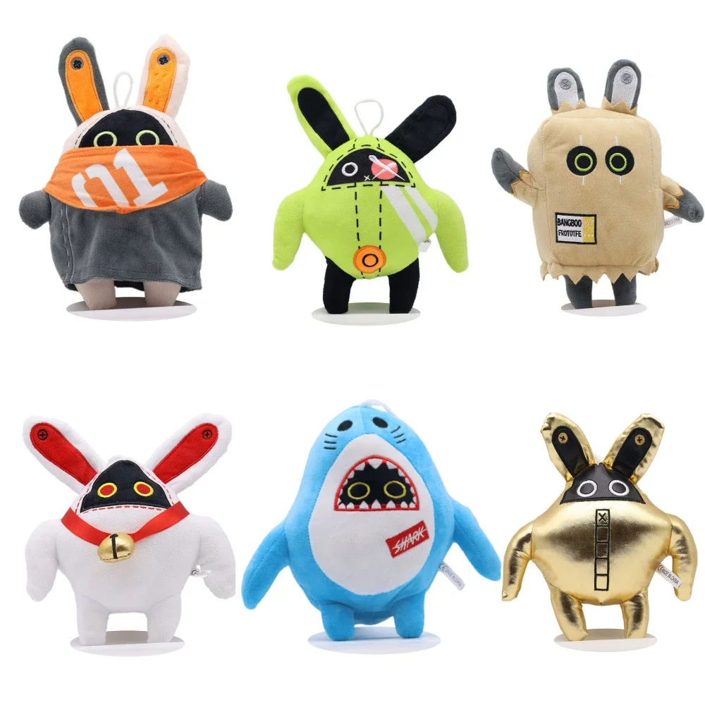 Game Zenless Zone Zero Plush Cosplay Amillion Sharkboo The Bangboo Soft Toy Cute Cartoon Stuffed Animals Doll Birthday Gifts