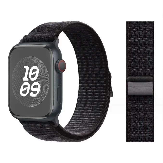 Armbänder für Apple Watch Band 45 mm 46 mm 42 mm 49 mm 44 mm für Nike Nylon Sport Loop Armband Correa iWatch 10 9 8 7 6 5 4 SE Ultra 2 – Detail 20