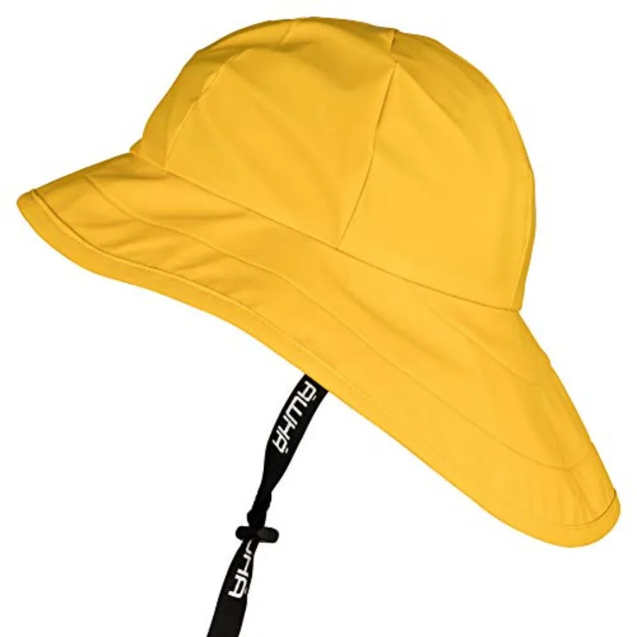 

Souwester, Rain Hat - Waterproof Cap with Wide Brim and Earflaps