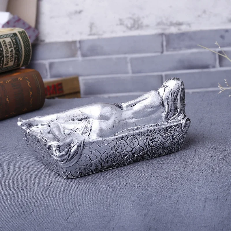 Sexy Long Leg Beauty Resin Ashtray Creative Home Decor Hotel Living Room Exhibition Gift Ashtray