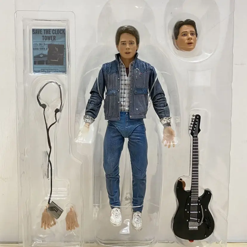 NECA Back To The Future 2 Martin Guitar Version 7 Inches PVC Action Figure Kids Gift 18cm