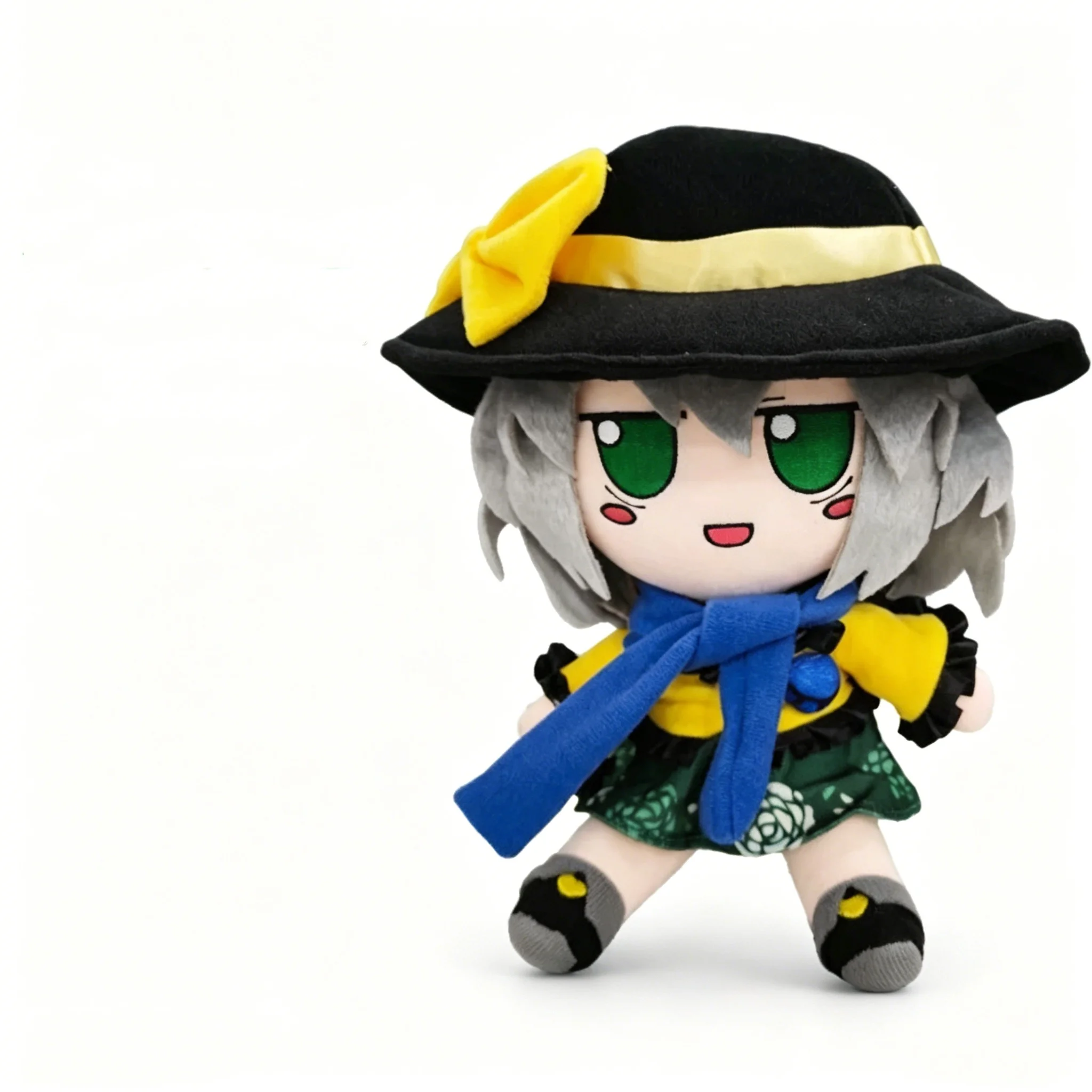 New 20cm KKHTA Komeiji Koishi Plush Toys Cute Soft Stuffed Anime Fumo Cosplay Pillow Dolls For Kid Birthday Christmas Gift