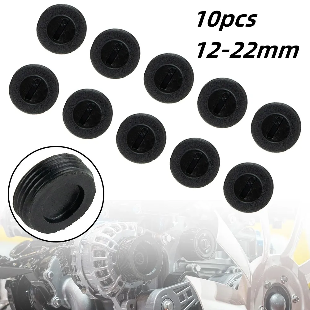 10Pcs Carbon Brush Cap Plastic Holder Cover Accessories For Motor Accessories 12-22mm Electric Hammer Grinder Parts