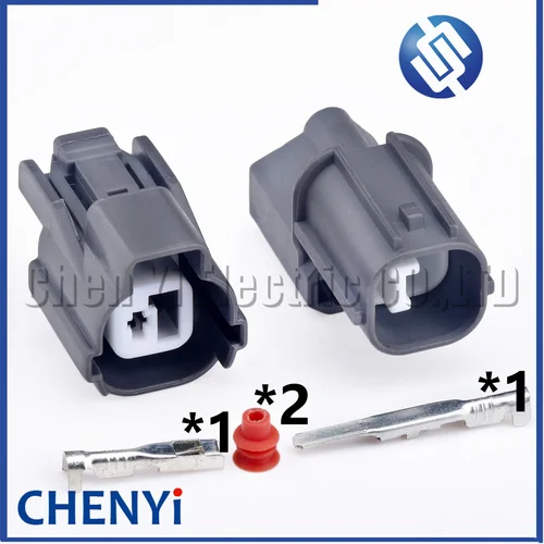 Conector impermeable automotriz de 1 Pin, conector macho o hembra para altavoz de bocina, Sensor de velocidad ABS, para Honda, 6181-0227, 6189-0386