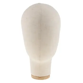 Peruka z blokiem płótna, peruka z otworem montażowym, beżowa