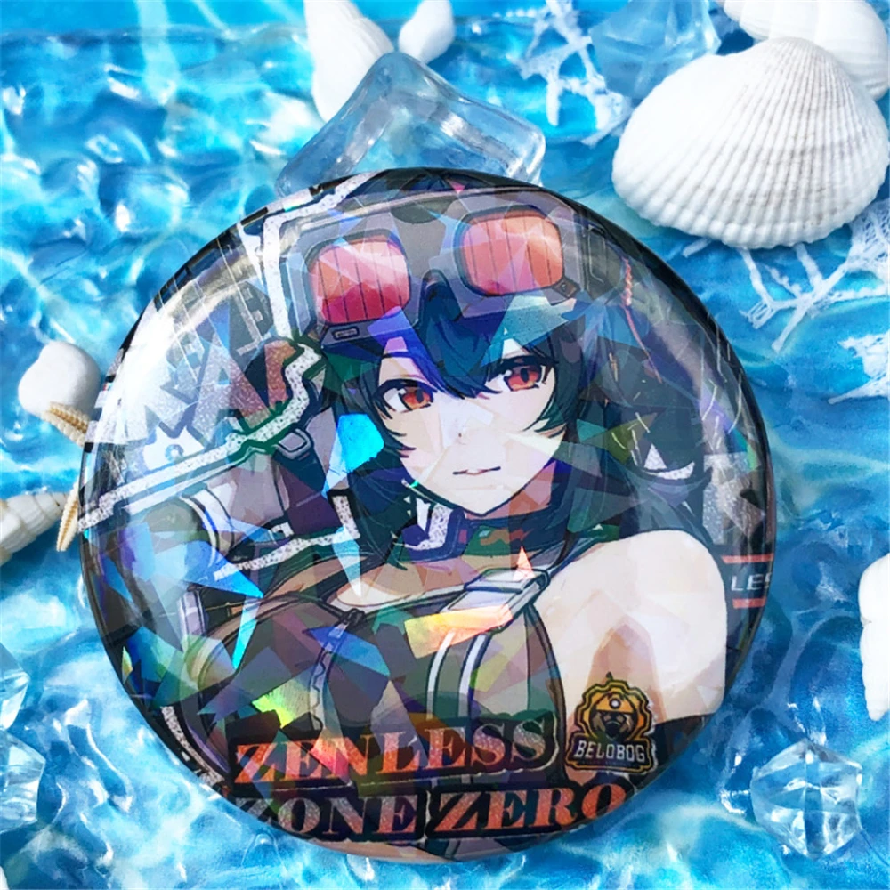 Broche de Cosplay Zenless Zone ontariAnby Demara Nicole Celethe pour Enfant, Danemark ge de Dessin Animé, Pendentif de Sac à Dos, Accessoires
