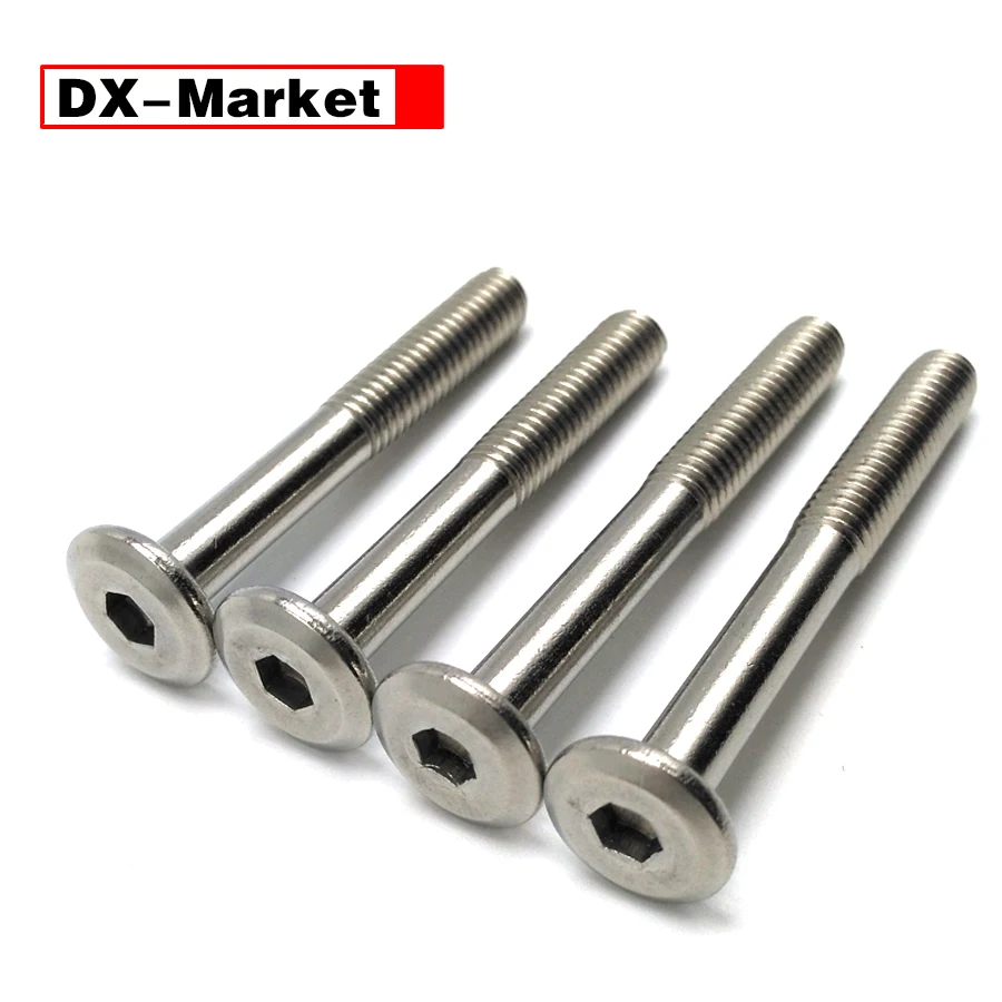 【DX-Market】M8 Hexagon Socket Flat Screws,304 Stainless Steel Furniture Fastener Manufacturer ,A013