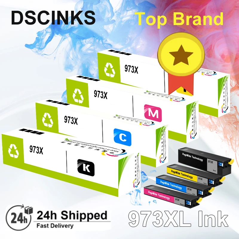 

Для HP 973 973XL картридж с пигментными чернилами, совместимый с принтером HP PageWide Pro 352dw 377dw 452dn 452dw 477dn 477dw 552dw