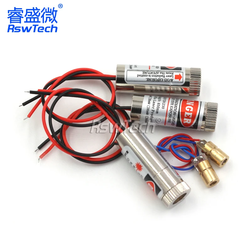 laser diode laser head 5mW 650nm red dot/line /cross laser tube infrared laser sensor module adjustable focal length 3V/5V