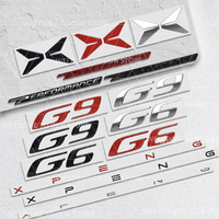 Auto 3D Metal For Xpeng G6 G9 Performance Emblem Car Front Hood Trunk Badge Sticker Letters Nameplate Decals Styling Accessories