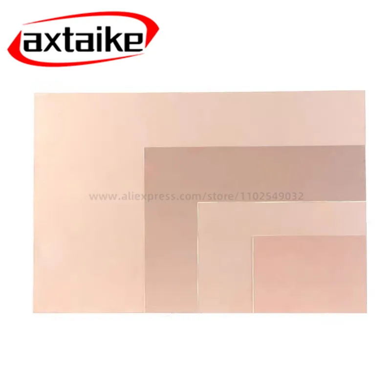 5PCS 7×10  FR4 Copper Cu Clad Laminate Double Side Plate CCL 7*10 10*15 12*18 15*20 20*30 CM 1.5mm Universal Board Practice PCB