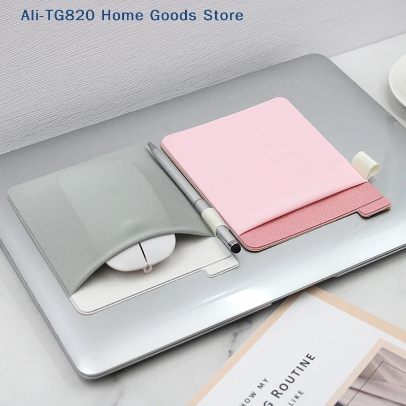 [TG820]Sticker Wallet Pouch External Adhesive Laptop Back Mouse Sleeve Digital Hard Drive Carrying Case Storage Cover Bag Pocket