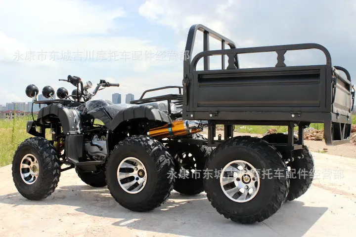 Six Wheels with Bucket Big Bull Beach Bike All Terrain Farmer's Bike Beach Bike Kart All Terrain ATVs