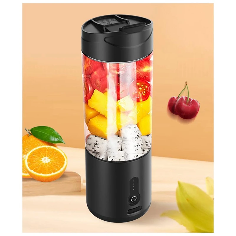 Mini Portable Blender Electric Fruit Juicer Smoothie Orange Juice Blender Multifunction Rechargeable