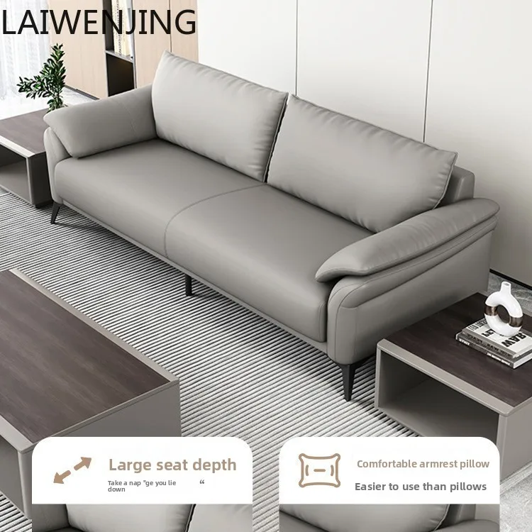 

HLZ office sofa coffee table simple modern office boss reception lounge area