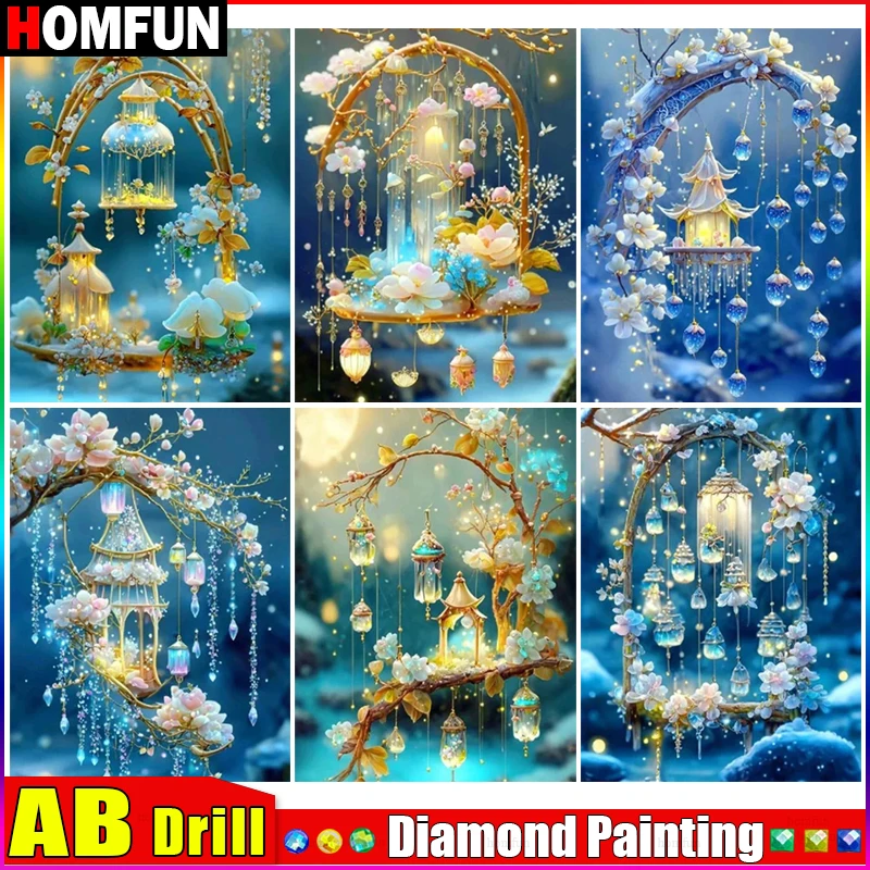 HOMFUN AB 5D DIY Diamond Painting 