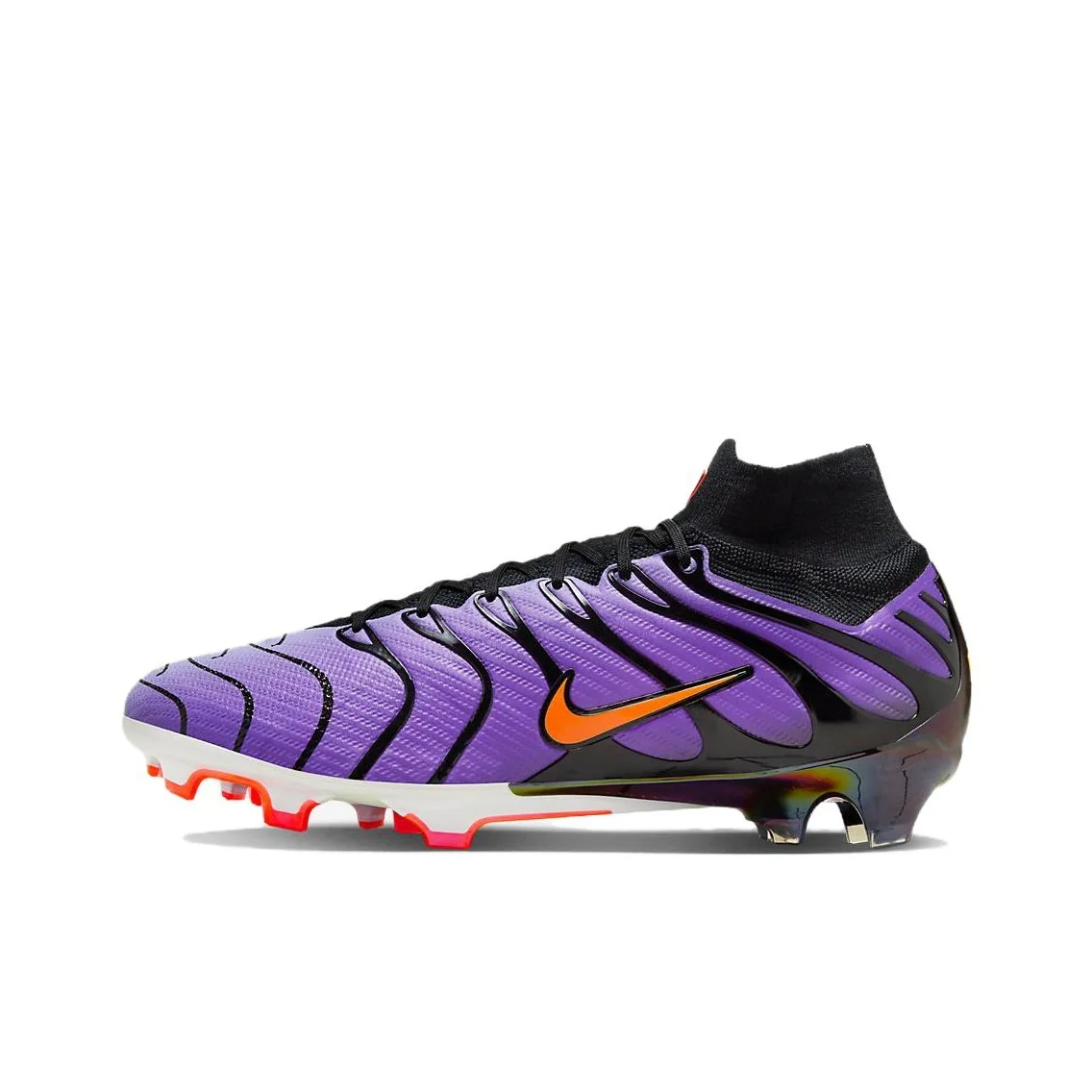 Nike Mercurial Superfly 9 Comfortable Round Toe FG Firm Ground Soccer Shoes Men's Purple FV4553-500