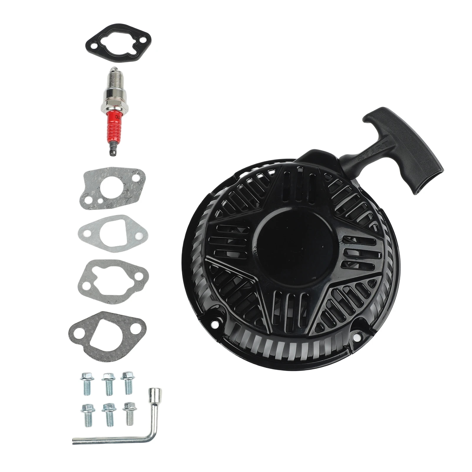 Recoil starter assembly compatible with For WPX2700 pressure washers and 212cc engine generators for smooth starts