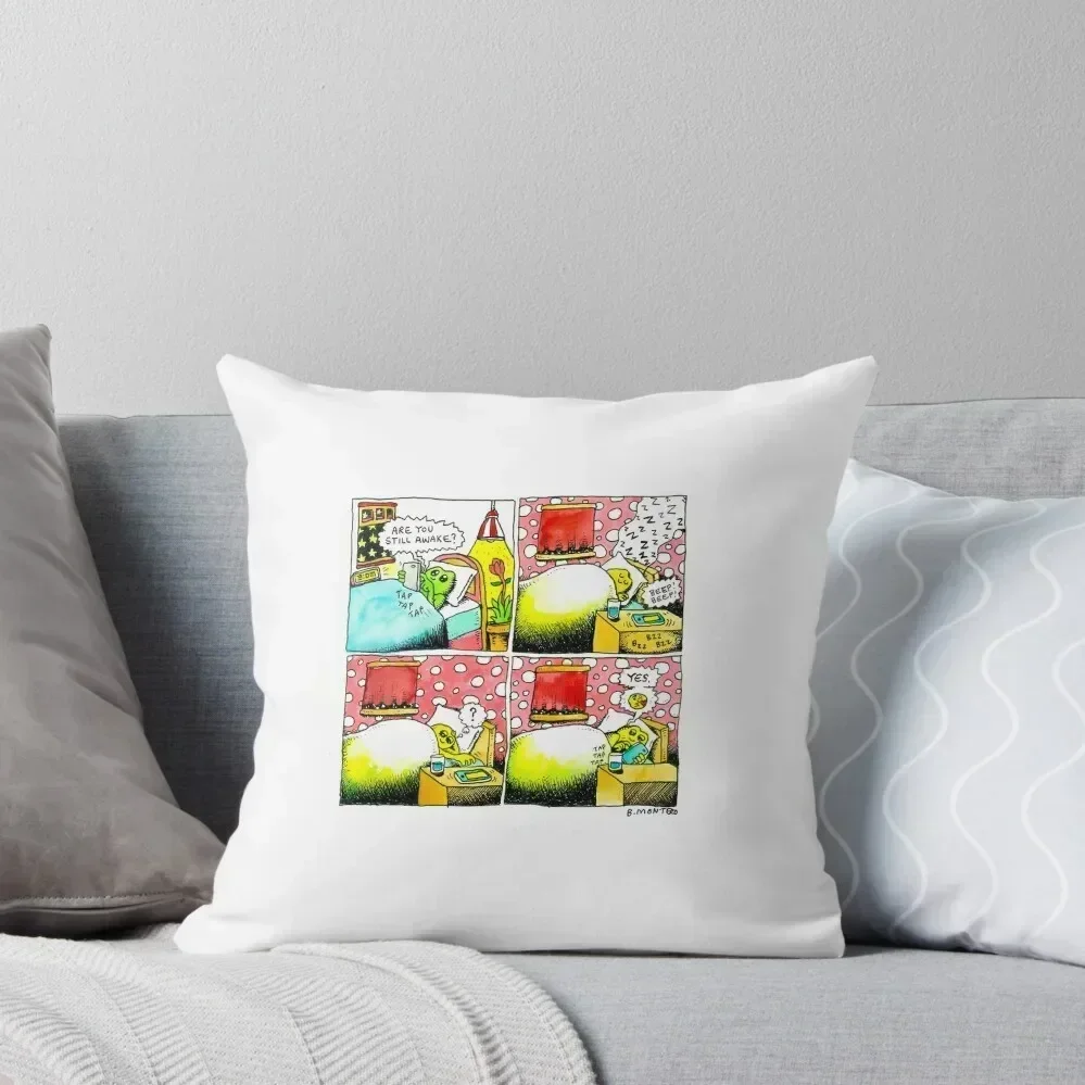 

Are You Awake Throw Pillow ornamental pillows covers for pillows Decorative Sofa Cushion Christmas Pillow Covers pillow