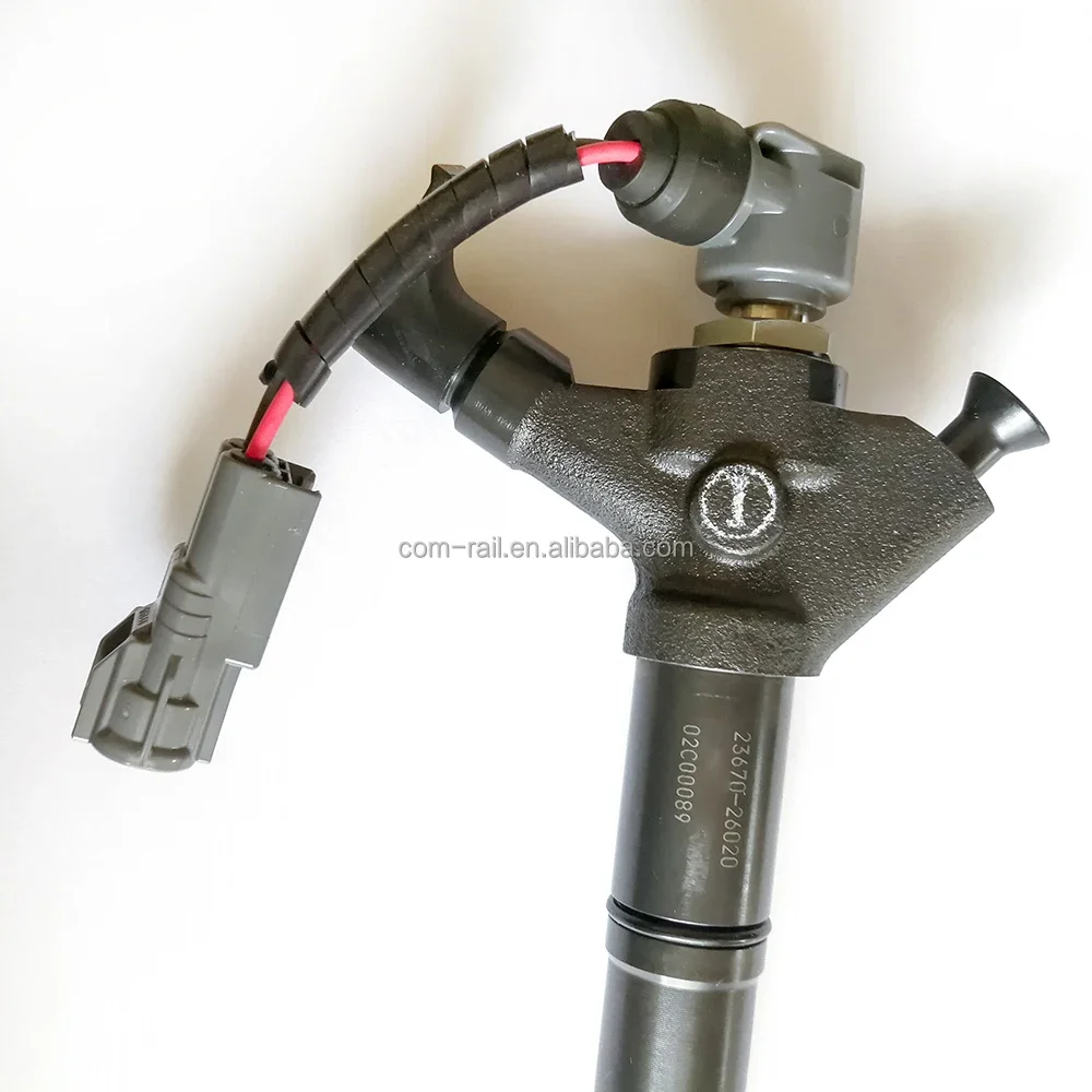 Genuine Diesel Car Common Rail Injector New Condition Steel Material Model 23670-26020/23670-26011/295900-0110