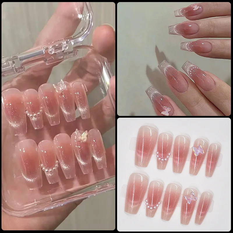 10-pecas-de-unhas-posticas-brilhantes-com-design-de-laco-extra-brilhantes-curtas-formato-amendoa-unhas-de-pressao-adesivos-de-unhas-falsas-para-uso-proprio-ou-salao-de-beleza
