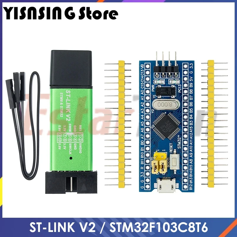 ST LINK STM32F103C8T6  ST-Link V2 Mini STM8 STM32 Simulator Download Programmer Programming