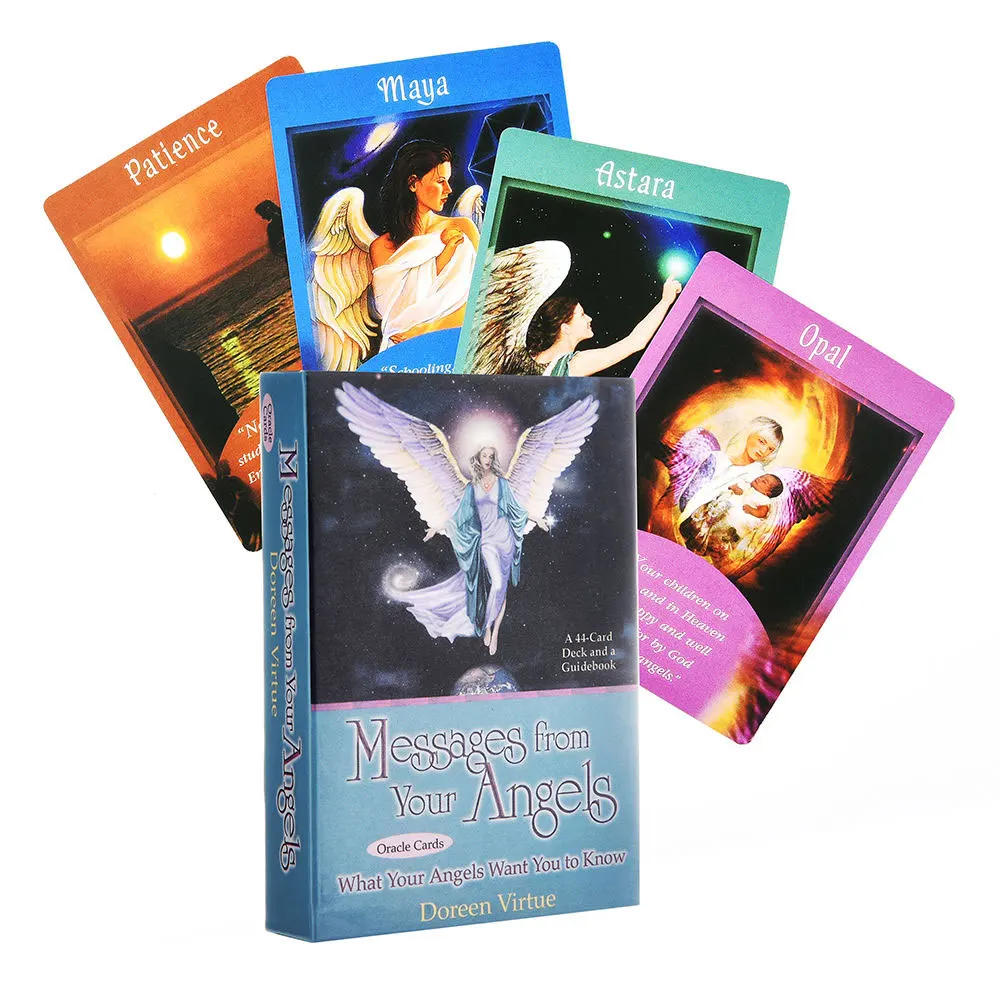 

Hot Selling Messages Angels Oracle Leisure Entertainment Card Family Gathering Divination Deck Tarot Board Playing Card Game