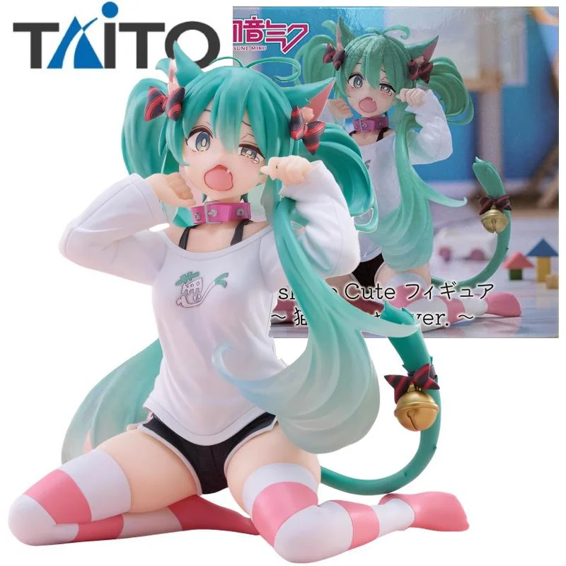 taito-figurines-d'action-de-dessin-anime-hatsune-ku-jouets-de-bureau-originaux-modele-a-collectionner-cadeaux-d'anniversaire-pour-enfants-garcons-et-bol