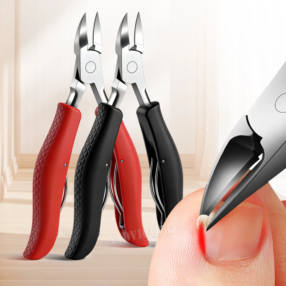 1 szt. Profesjonalny materiał obcinacz do paznokci u stóp na wrastające grube paznokcie u stóp NippersTrimmer Cutter Manicure Pedicure akcesoria narzędzie