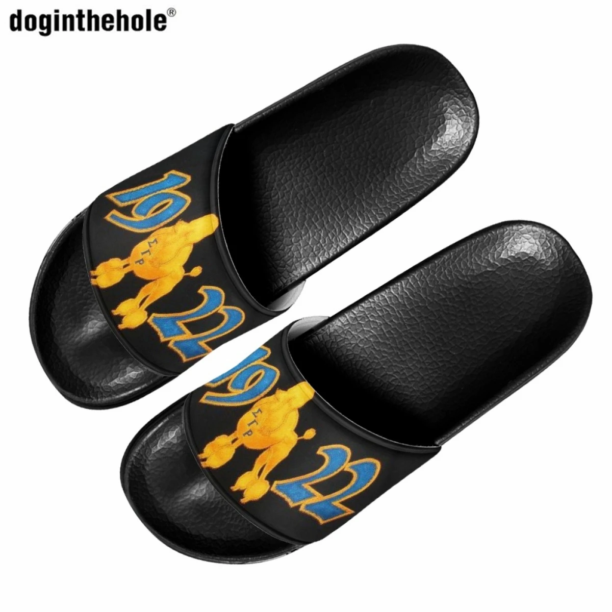 Doginthehole Sigma Gamma Rho Sorority 1922 Women's Home Slippers Fashion New Hot Couple Beach Sandals Non-slip Slip On Slippers