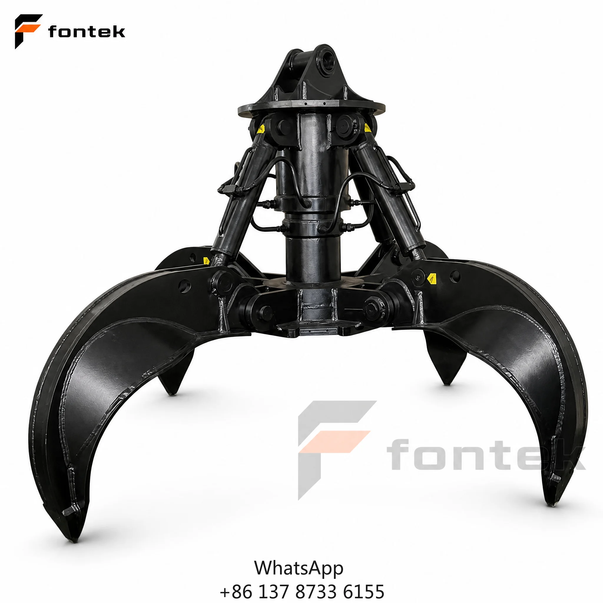CE ISO Certified High-durability Orange Peel Grab For 15-20 Ton Excavator
