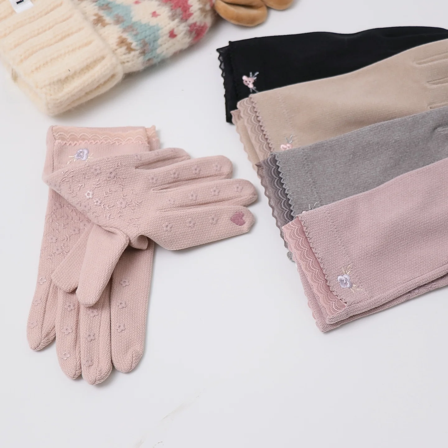 luvas-de-inverno-para-dirigir-com-tela-sensivel-ao-toque-finas-de-camada-Unica-antiderrapantes-de-cinco-dedos-para-ciclismo-primavera-e-outono-em-veludo-para-mulheres